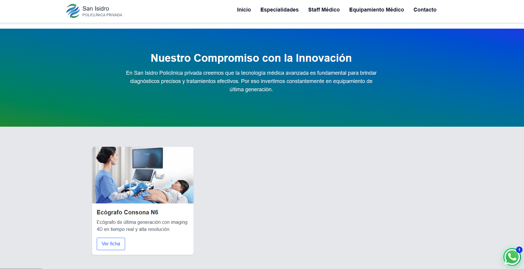San Isidro Policlínica Privada – captura 3