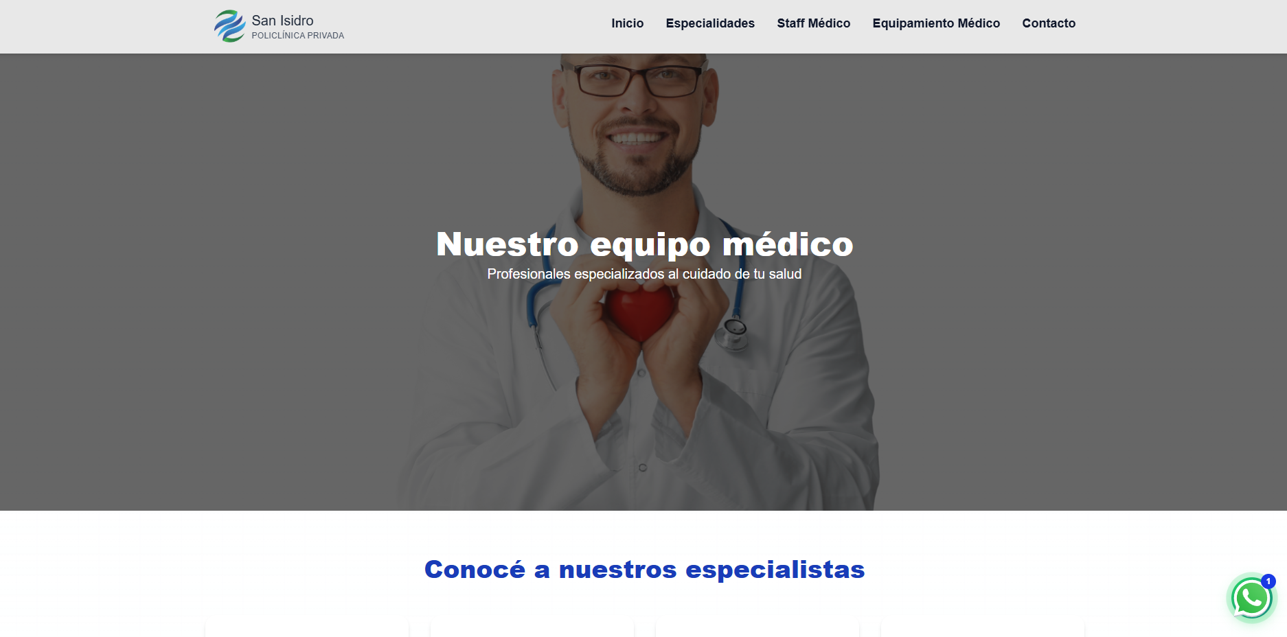 San Isidro Policlínica Privada – captura 2